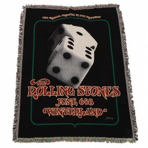 Vintage Rolling Stones Tour Blanket